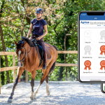 Screenshots af Equilab med rytter der rider
